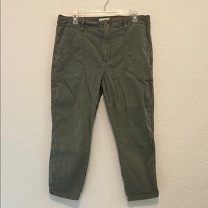 Pistola Green Pants Utilitarian Style 32